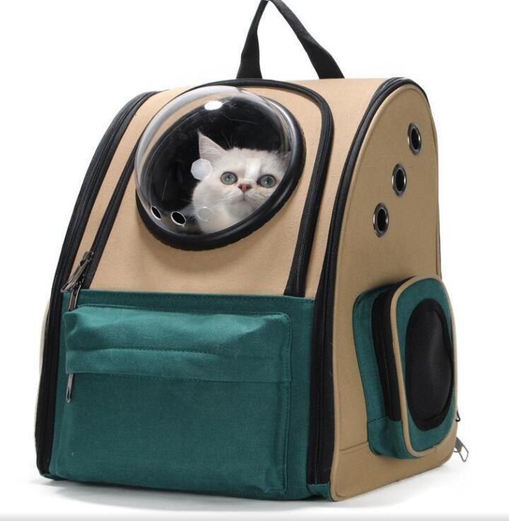 Catstronaut™ Capsule Carrier Backpack – Portable Pet Pod for Space-Loving Cats - Comfy Cat Dizmos