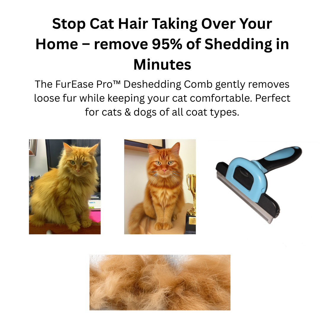 FurEase Pro™ Deshedding Comb - Comfy Cat Dizmos