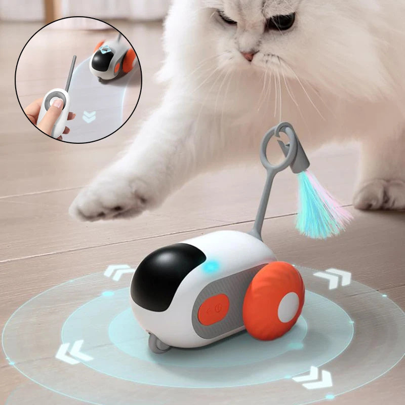 Zoomie Cat Car – Interactive Remote Toy - Comfy Cat Dizmos