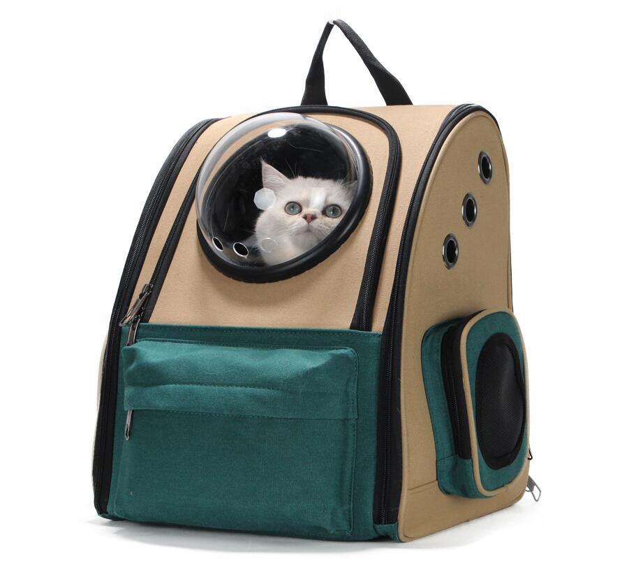 Catstronaut™ Capsule Carrier Backpack – Portable Pet Pod for Space-Loving Cats - Comfy Cat Dizmos