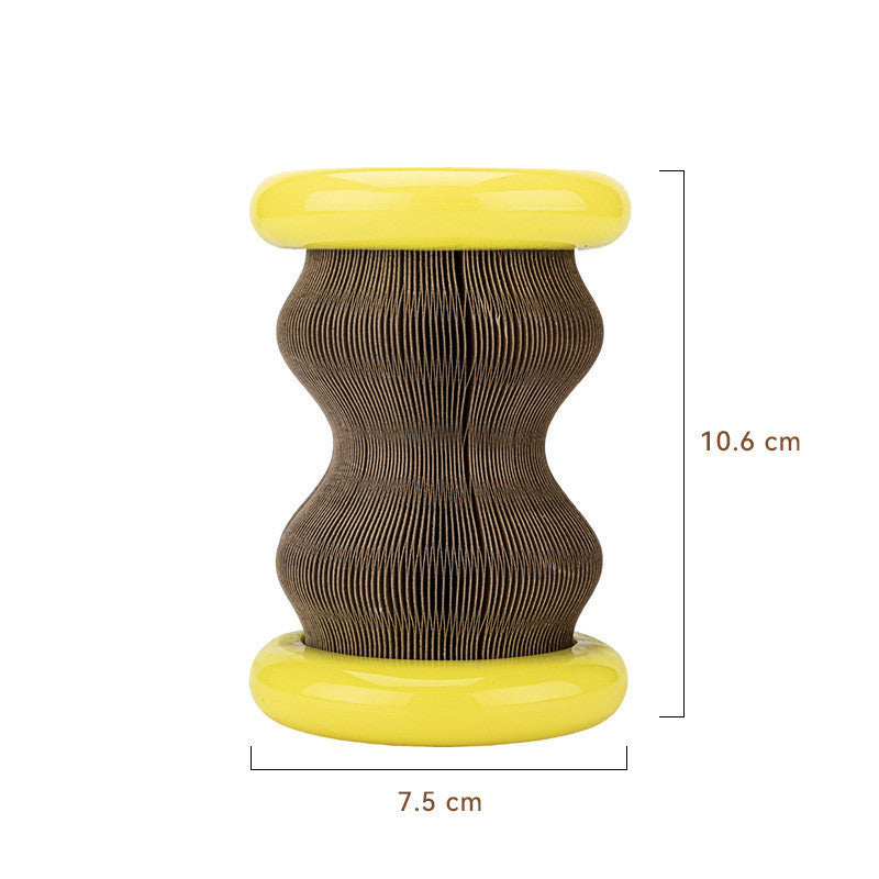 Magic Organ Cat Scratch Wheel – 3-in-1 Scratcher, Roller & Toy - Comfy Cat Dizmos